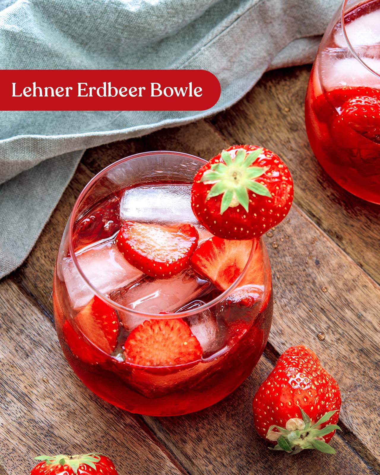 Lehner Erdbeer Bowle