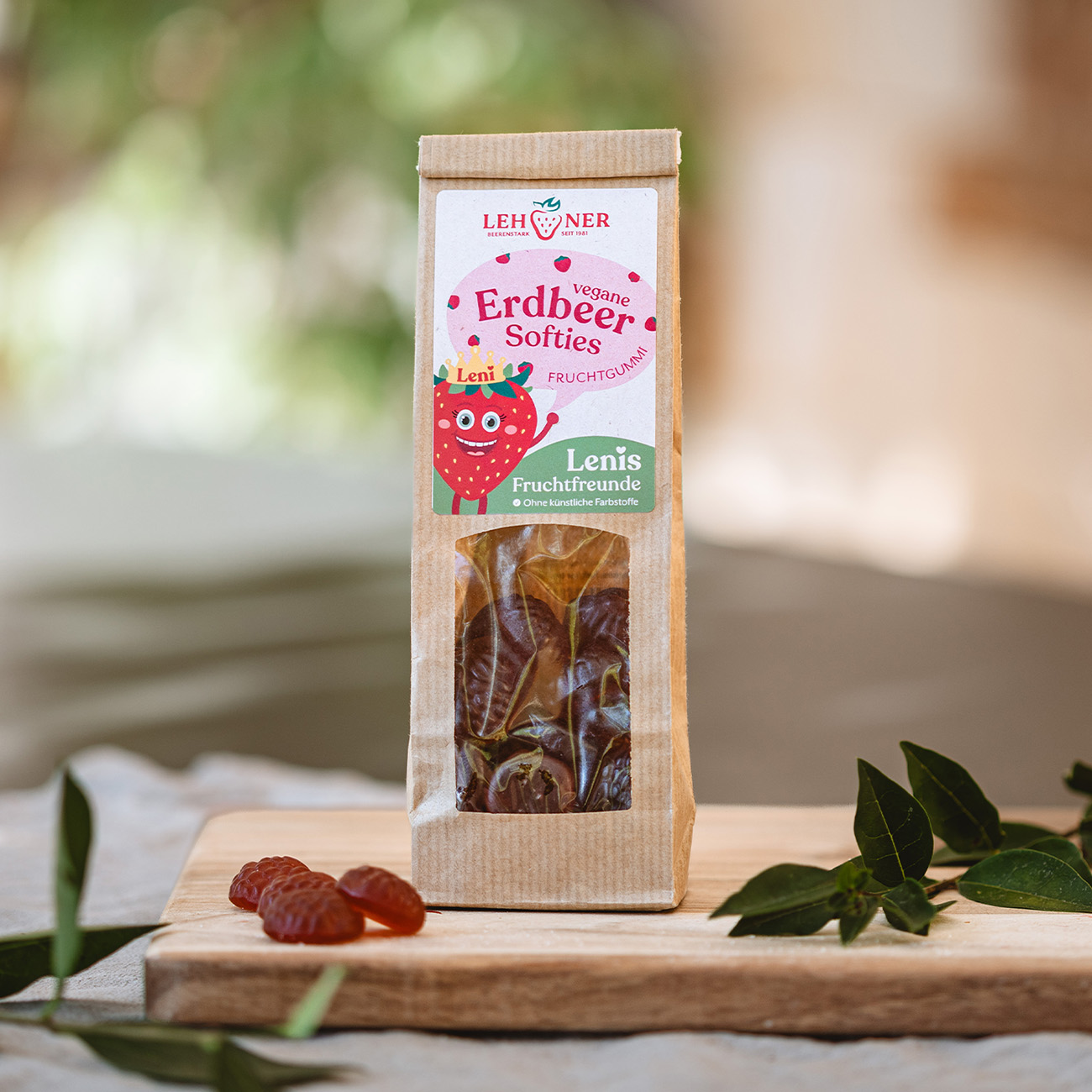 vegane Erdbeer Softies