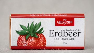 Erdbeer Schokolade handgeschöpft 65g