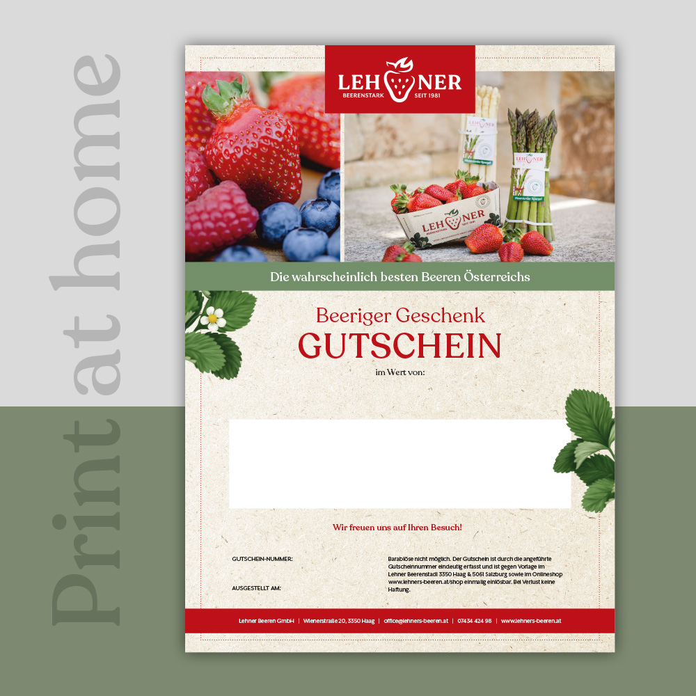Gutschein (Print at Home)