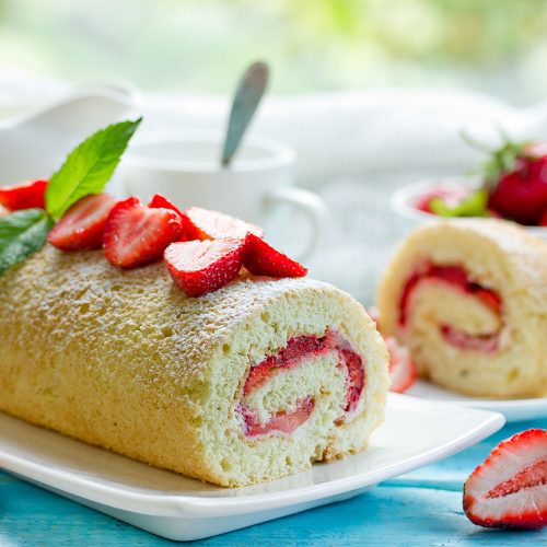 erdbeerroulade