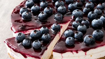 heidelbeer-cheesecake