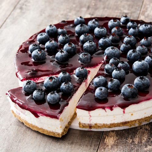 heidelbeer-cheesecake