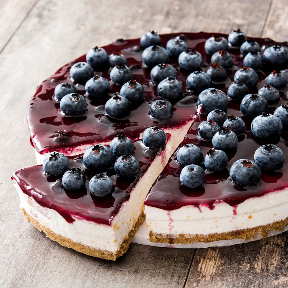 heidelbeer-cheesecake