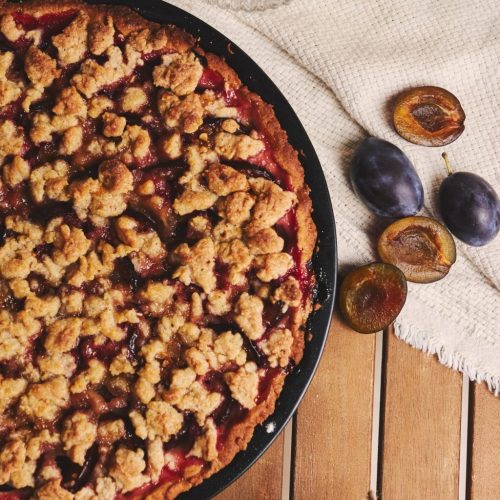 Kürbis Streusel Kuchen