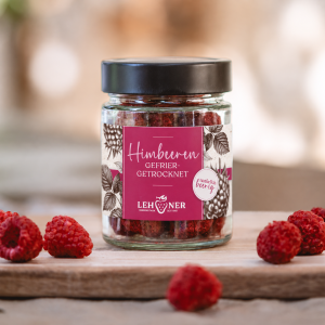 gefriergetrocknete Himbeeren